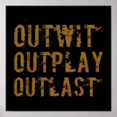 Outplay Outlast Outlast Poster (Voorkant)