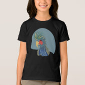 Outrageous cockatoo Tri-Blend shirt (Voorkant)