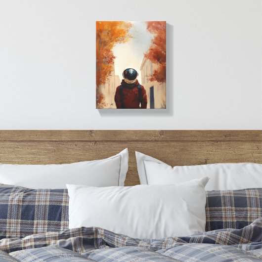 Outro Planeta Canvas Afdruk (Insitu (Slaapkamer))