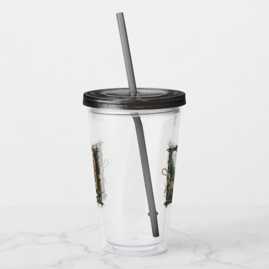 Outside Is the New Offline – Nature Escape Tumbler Acryl Drinkbeker (Links)