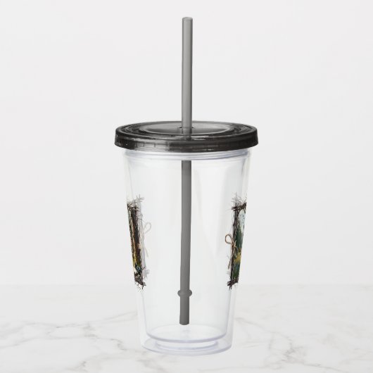 Outside Is the New Offline – Nature Escape Tumbler Acryl Drinkbeker (Rechts)