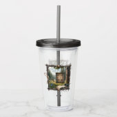 Outside Is the New Offline – Nature Escape Tumbler Acryl Drinkbeker (Voorkant)