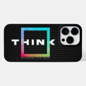 Outside the Box - Funky Blue Edition  iPhone Hoesje (Achterkant horizontaal)