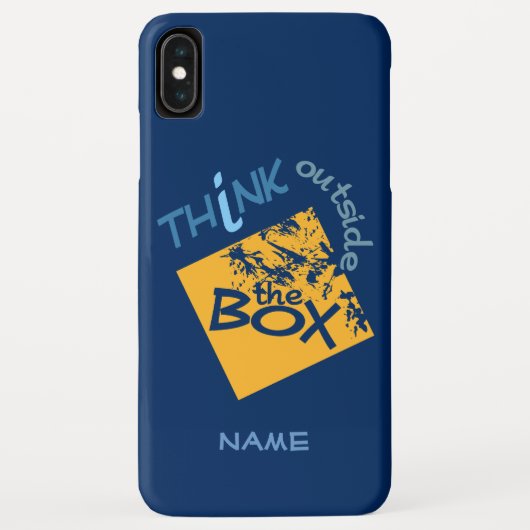 Outside The Box telefoonhoesjes met eigen naam Case-Mate iPhone Case (Achterkant)