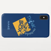 Outside The Box telefoonhoesjes met eigen naam Case-Mate iPhone Case (Achterkant (horizontaal))
