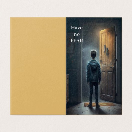 Outside the House Kaart (Buitenkant ongevouwen)