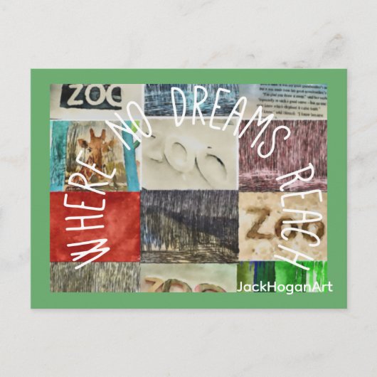 Outsider Kunst Postkaart (Voorkant)