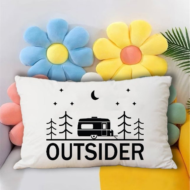 Outsider minimalist Outdoor Enthousiast trendy Accent Kussen (Outsider minimalist Outdoor Enthusiast trendy Accent Pillow)