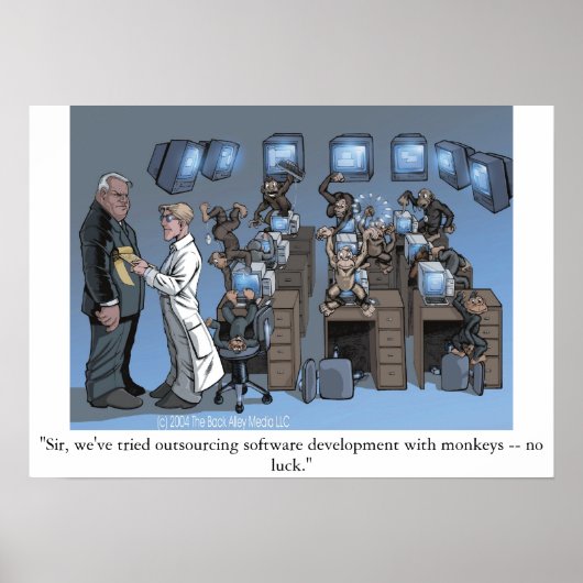 Outsourcingfout Poster (Voorkant)