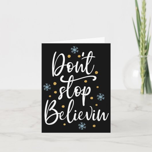 Outstading For Melanin Don't Stop Believing - Men' Kaart (Voorkant)