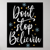 Outstading For Melanin Don't Stop Believing - Men' Poster (Voorkant)