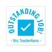 "OUTSTANDING JOB!" Rubberstempel Zelfinktende Stempel (Design)