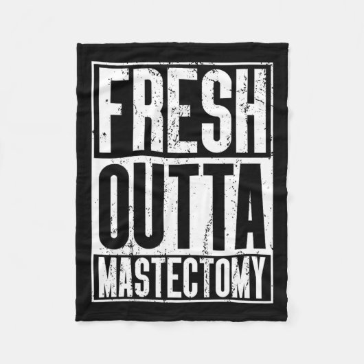 Outta-chirurgie - borstkankerbewustzijn mastectomi fleece deken (Voorkant)