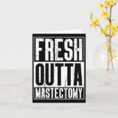 Outta-chirurgie - borstkankerbewustzijn mastectomi kaart (Gele Bloem)