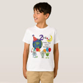 Outta Deze Wereld 2e Verjaardag Tshirts (Voorkant volledig)