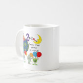 Outta Deze Wereld 2e Verjaardag Tshirts Koffiemok (Voorkant links)