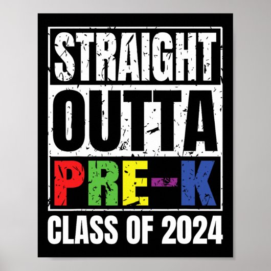 Outta Pre-k School Afstuderen CL van 2024 Poster (Voorkant)