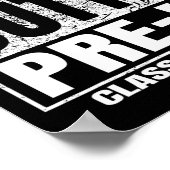 Outta Pre-k School CL van 2024 Grappig Afstuderen Poster (Hoek)