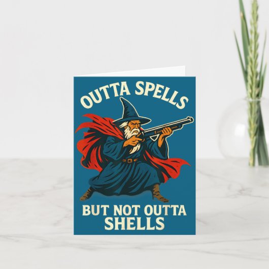 Outta Spells But Not Outta Shells Vintage  Kaart (Voorkant)