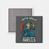 Outta Spells But Not Outta Shells Vintage  Magneet (Voorkant / Achterkant)