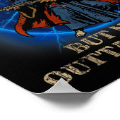 Outta Spells But Not Outta Shells Vintage Poster (Hoek)