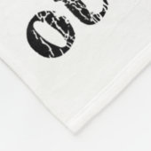 Outta Spells But Not Outta Shells Wizard Fantasy M Fleece Deken (Hoek)