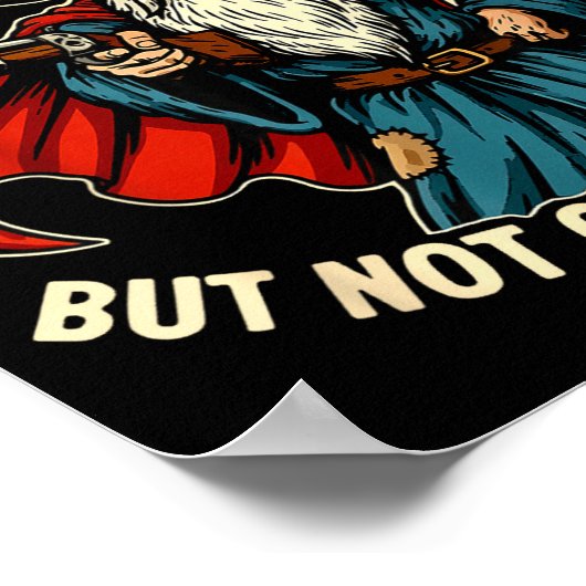 Outta Spells But Not Outta Shells Wizard Fantasy M Poster (Hoek)