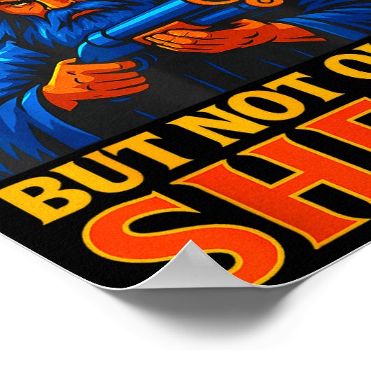 Outta Spells But Not Outta Shells Wizard Fantasy M Poster (Hoek)