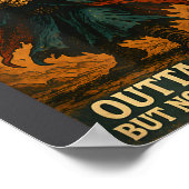 Outta Spells But Not Outta Shells Wizard Fantasy M Poster (Hoek)