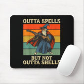 Outta Spells But Not Outta Shells Wizard Retro Fan Muismat (Met muis)