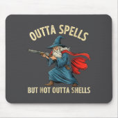 Outta Spells But Not Shells Wizard Meme  Muismat (Voorkant)