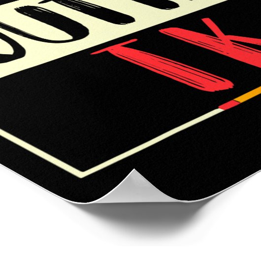 Outta TK Afstuderen TK Afstuderen Overgangsnier Poster (Hoek)