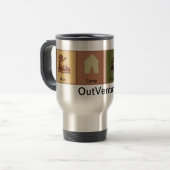 OutVentures Travel Mug Reisbeker (Voorkant links)