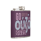 OUZO aangepaste kolf Heupfles (Rechts)