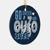 Ouzo aangepaste versiering keramisch ornament (Rechts)