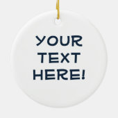 Ouzo aangepaste versiering keramisch ornament (Achterkant)