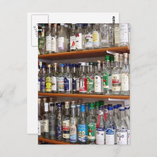 Ouzo Briefkaart (Voorkant / Achterkant)