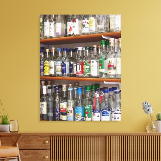 Ouzo Canvas Print (Insitu (Woonkamer))