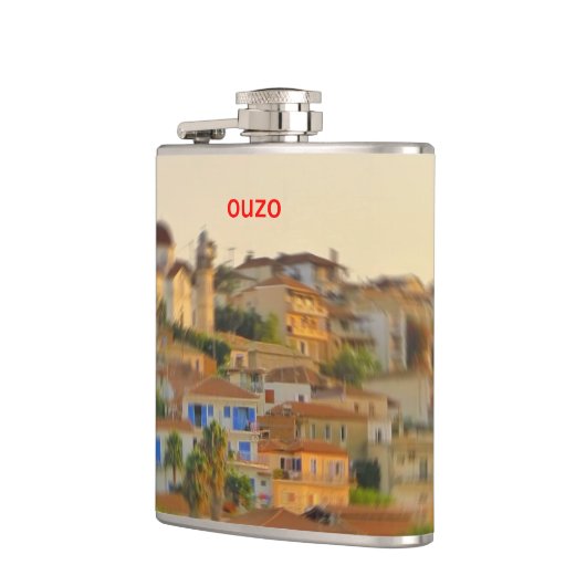 Ouzo - Koroni Uitzicht Heupfles (Links)