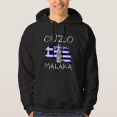 Ouzo Malaka Hoodie (Voorkant)