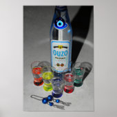 Ouzo met Friends Poster (Voorkant)