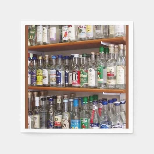 Ouzo Servetten (Voorkant)