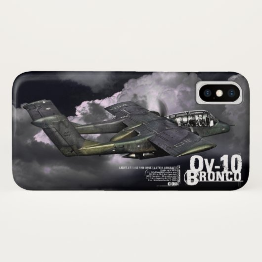 OV-10 Bronco Case-Mate iPhone Case (Achterkant (horizontaal))
