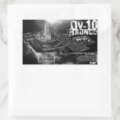 OV-10 Bronco Rechthoekige Sticker (Tas)
