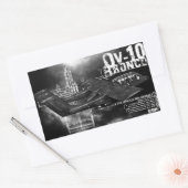 OV-10 Bronco Rechthoekige Sticker (Envelop)