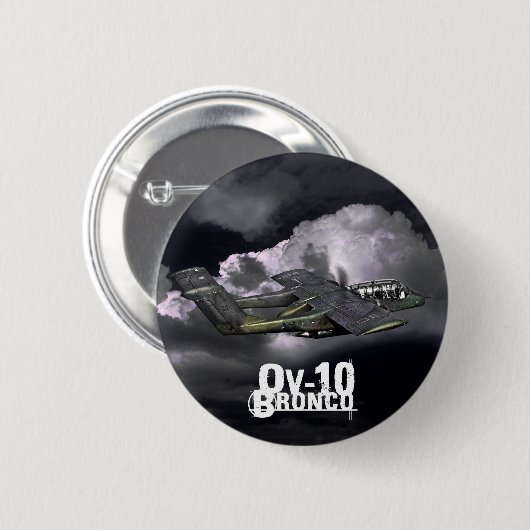 OV-10 Bronco Ronde Button 5,7 Cm (Voorkant /achterkant)