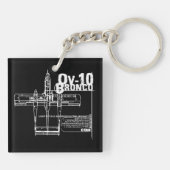 OV-10 Bronco Sleutelhanger (Achterkant)