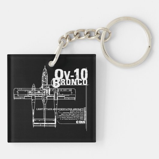 OV-10 Bronco Sleutelhanger (Achterkant)
