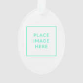 Ovaal acryl Ornament (achterkant)