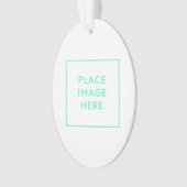 Ovaal acryl Ornament (voorkant)